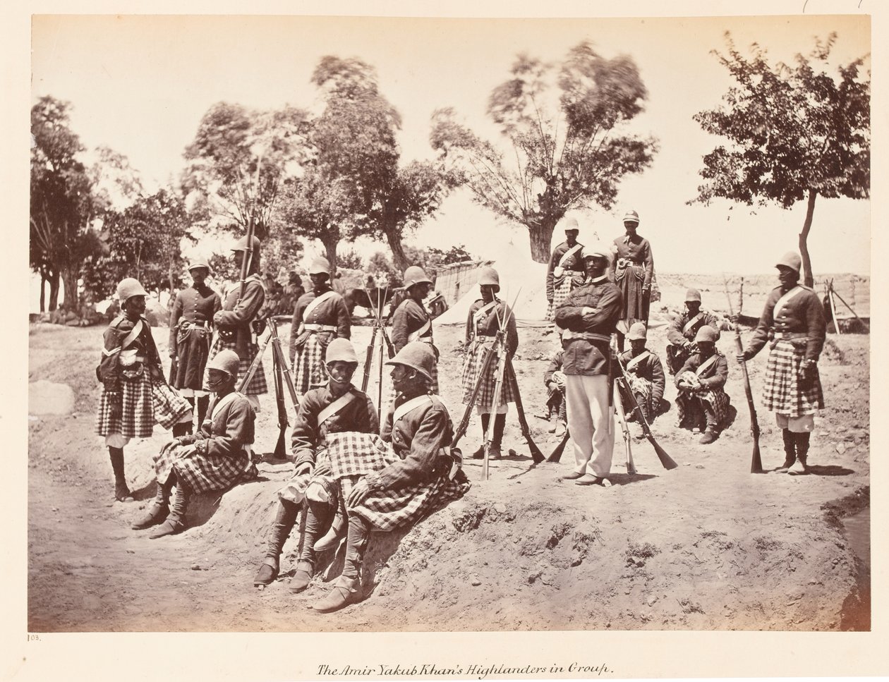 Amirs ?Højlandsgarden?, 1879 ca af John Burke