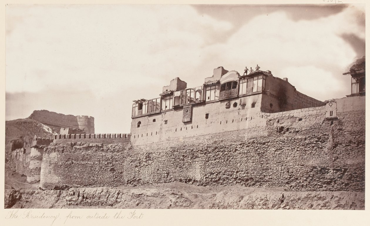 Residency i Kabul, 1879 af John Burke