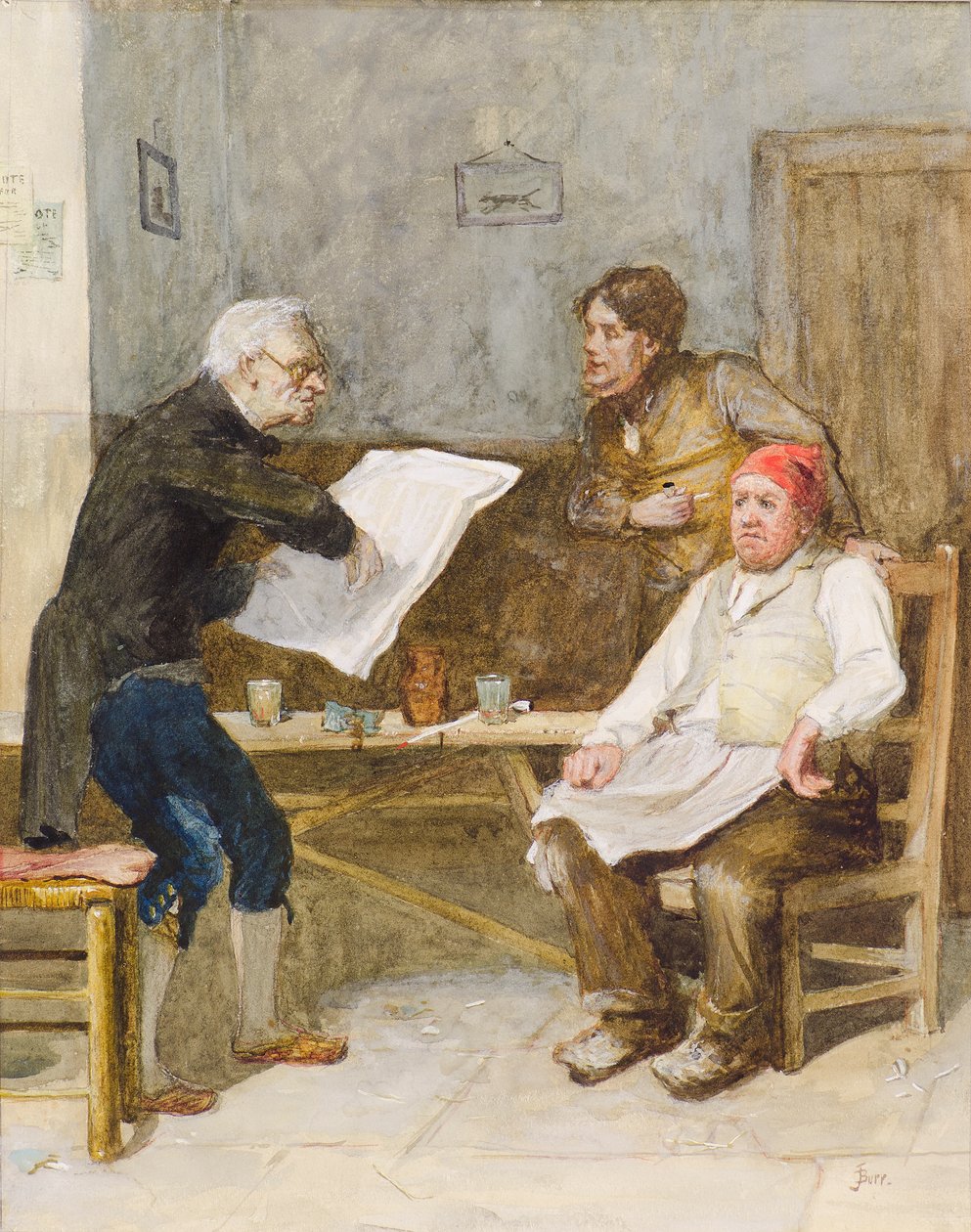 Animerede politikere, 1800-tallet af John Burr