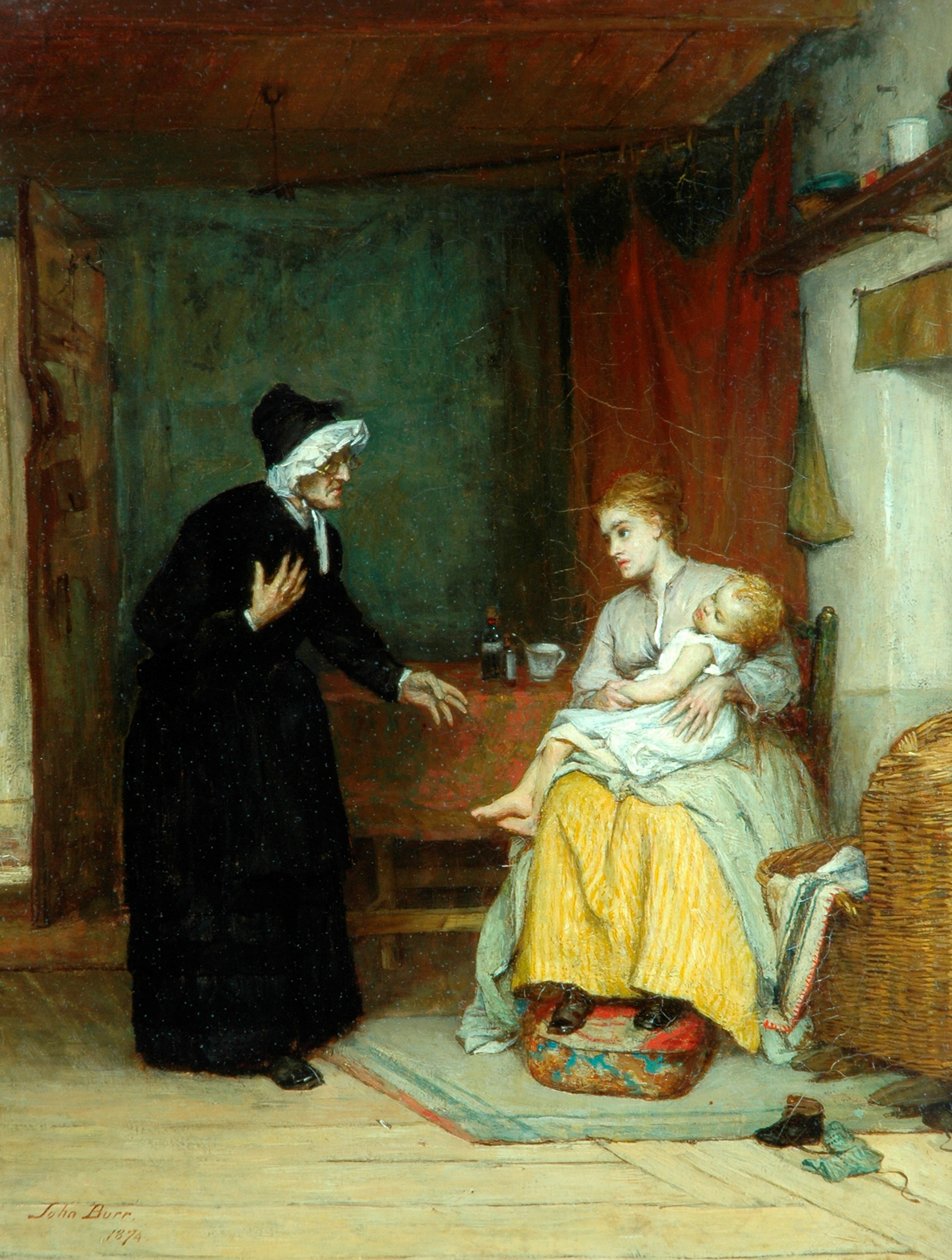 ængstelige øjeblikke, 1874 af John Burr