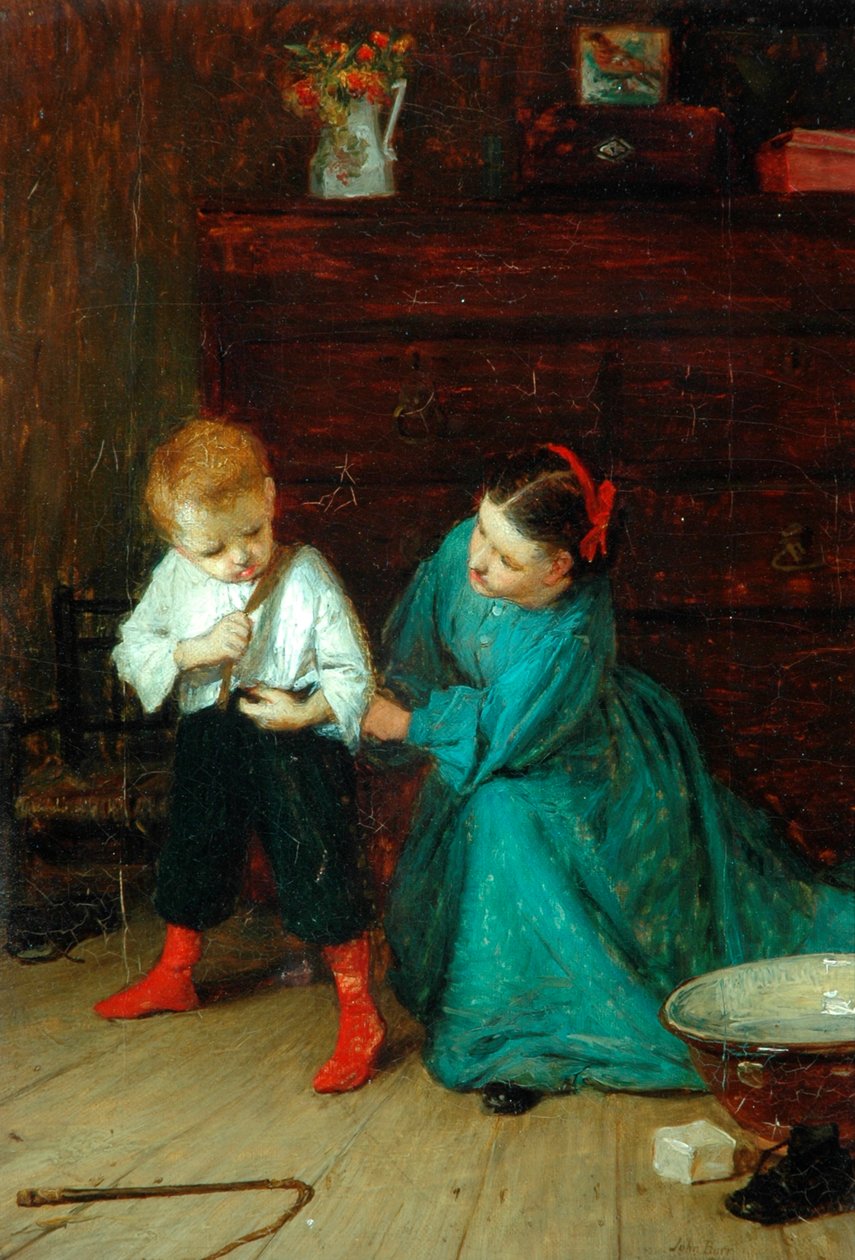 Hans første ridebukser, 1865 af John Burr