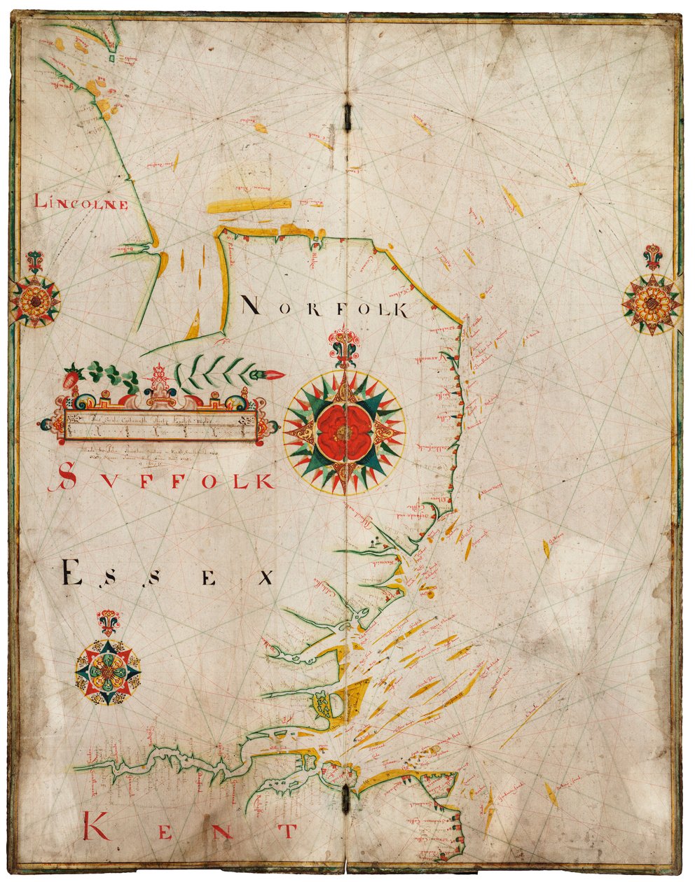 England, østkysten, Spurn Head til South Foreland af John Burston