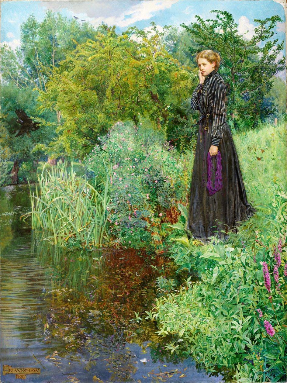 Boer War, 1900 - "Sidste sommer var tingene grønnere", 1901 af John Byam Liston Shaw