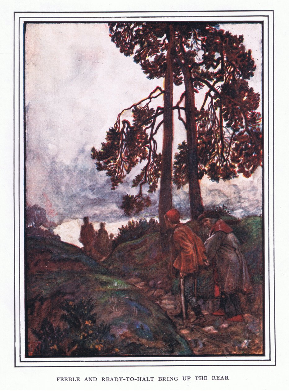Feeble og LÆS y for at stoppe bringer bagenden op af John Byam Liston Shaw