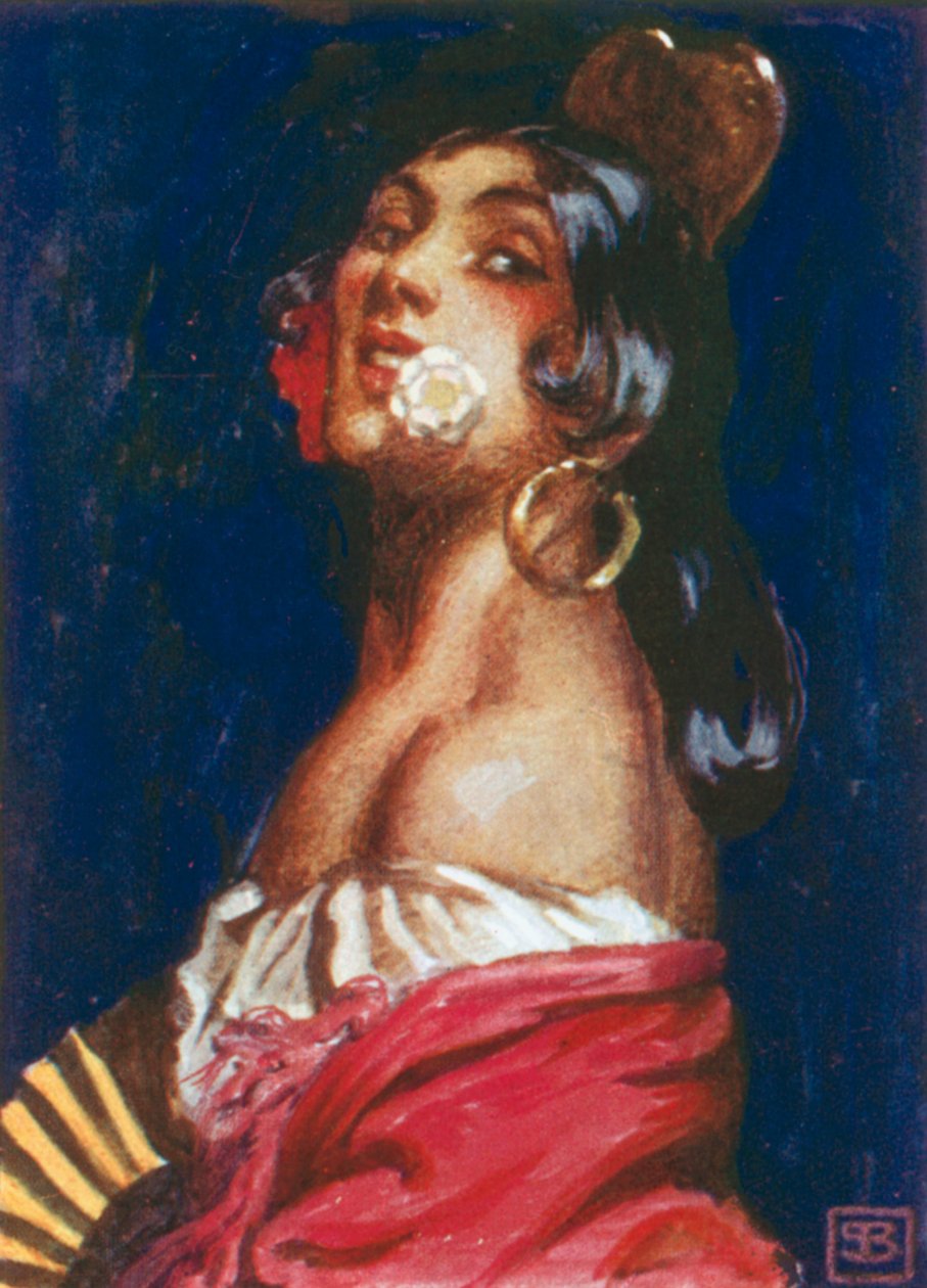 George Bizet, Carmen (farvelitografi) af John Byam Liston Shaw