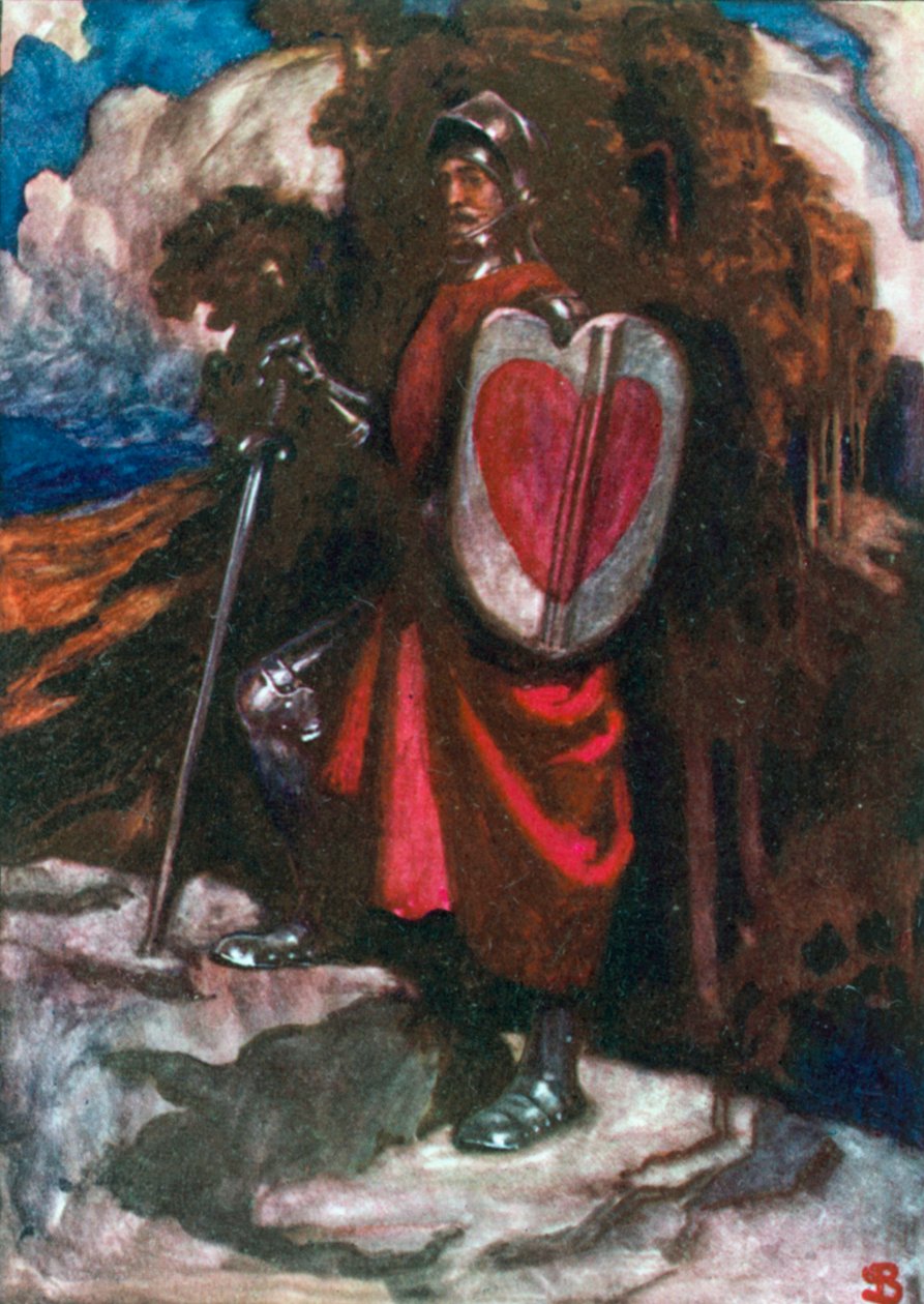 Mr Greatheart (farvelitografi) af John Byam Liston Shaw