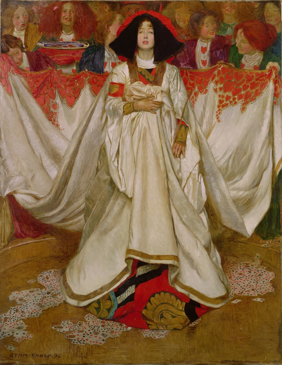 Dronning af hjerter, 1896 af John Byam Liston Shaw