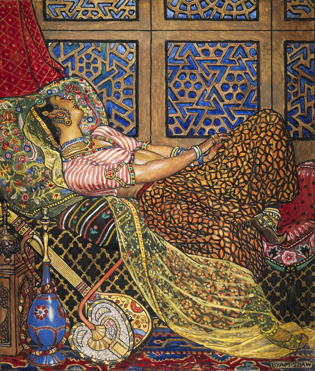 Zira: i fangenskab (wc på papir) af John Byam Liston Shaw