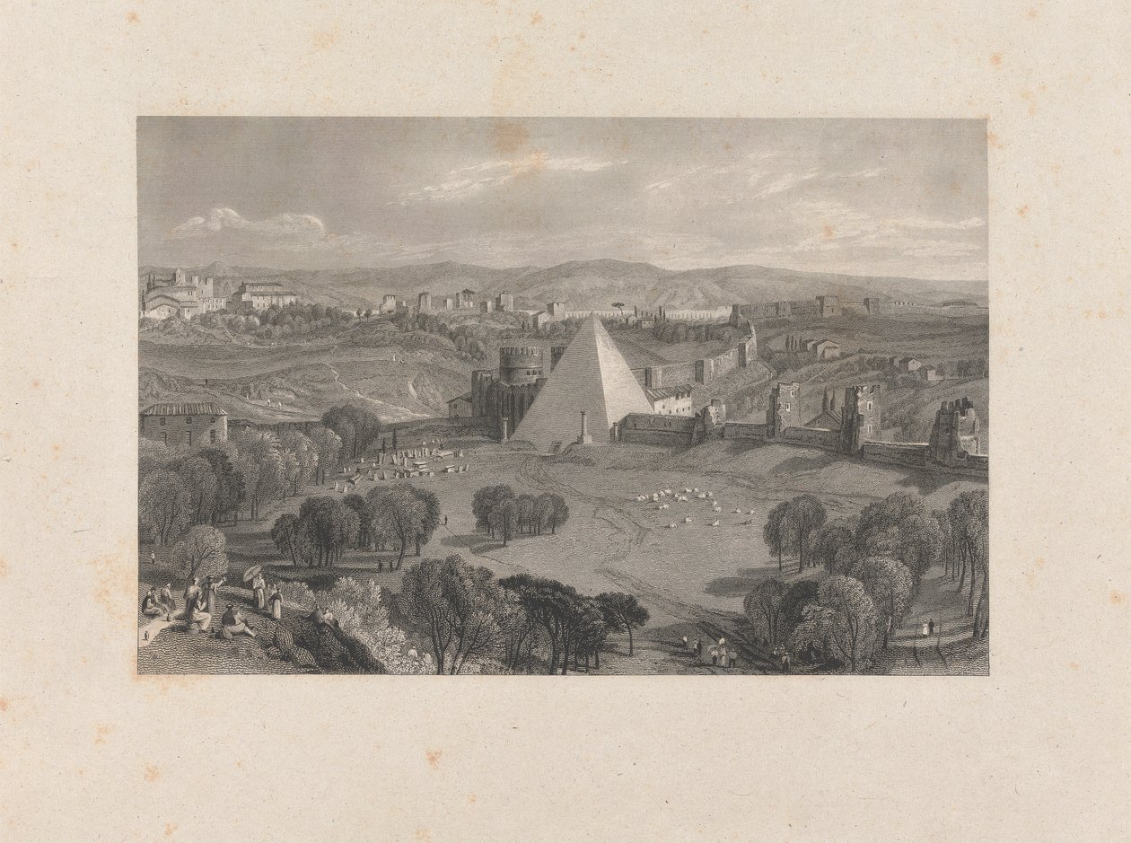 Rom fra Monte Testaccio af John Byrne