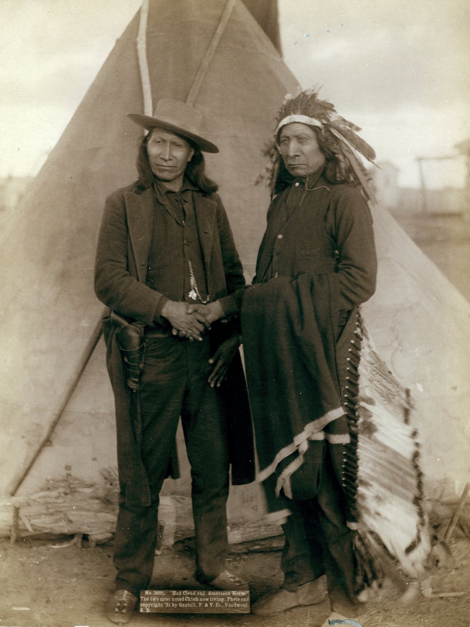Rød sky og amerikansk hest, 1891 af John C. H. Grabill