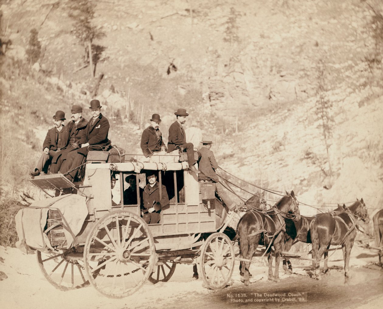 Deadwood Coach rejser i South Dakota af John C. H. Grabill