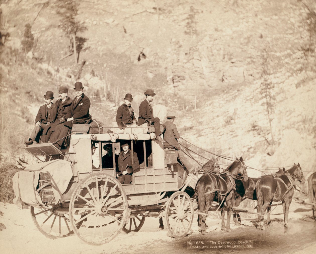 The Old West Deadwood Stagecoach af John C. H. Grabill