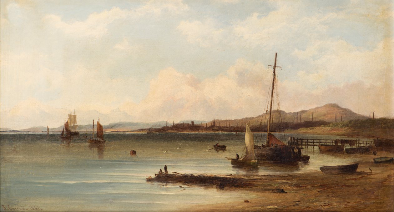 Dundee - Ved floden Tay af John Cairns