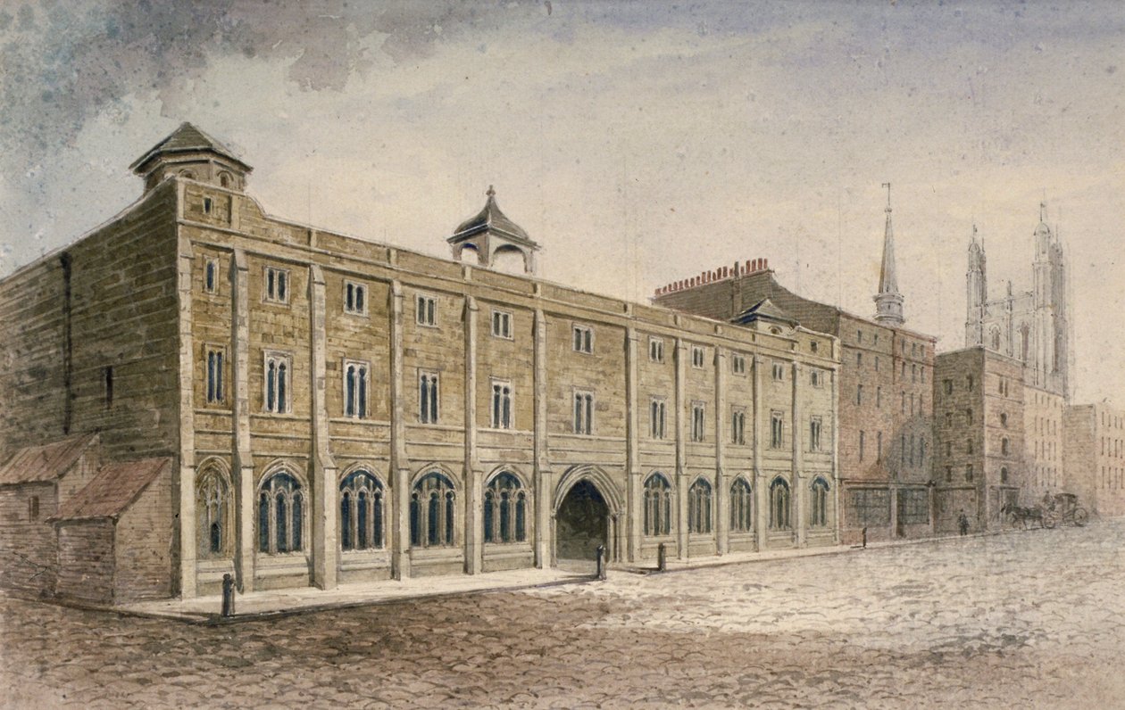 Leadenhall, City of London, 1785 af John Carter