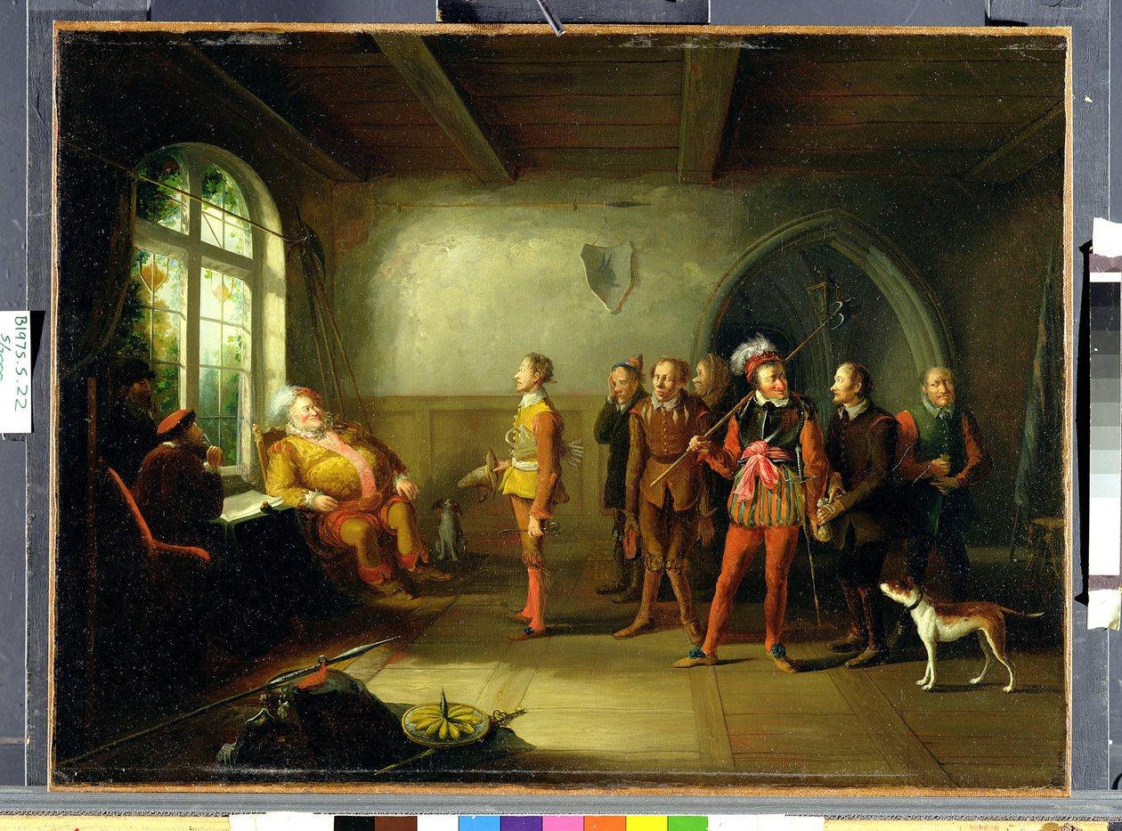 Falstaff and the Recruits, fra 