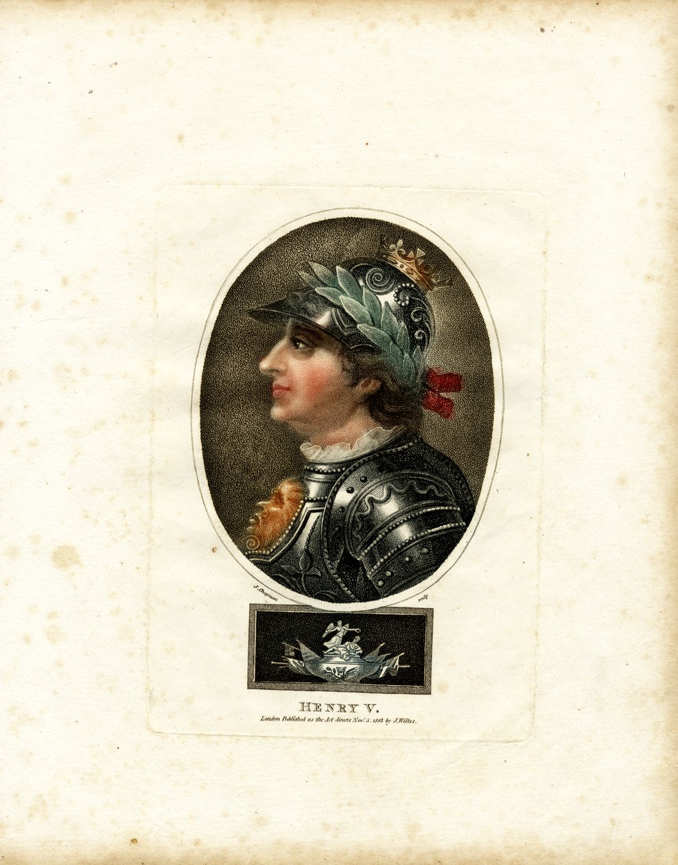 Portræt af Henrik V. af John Chapman