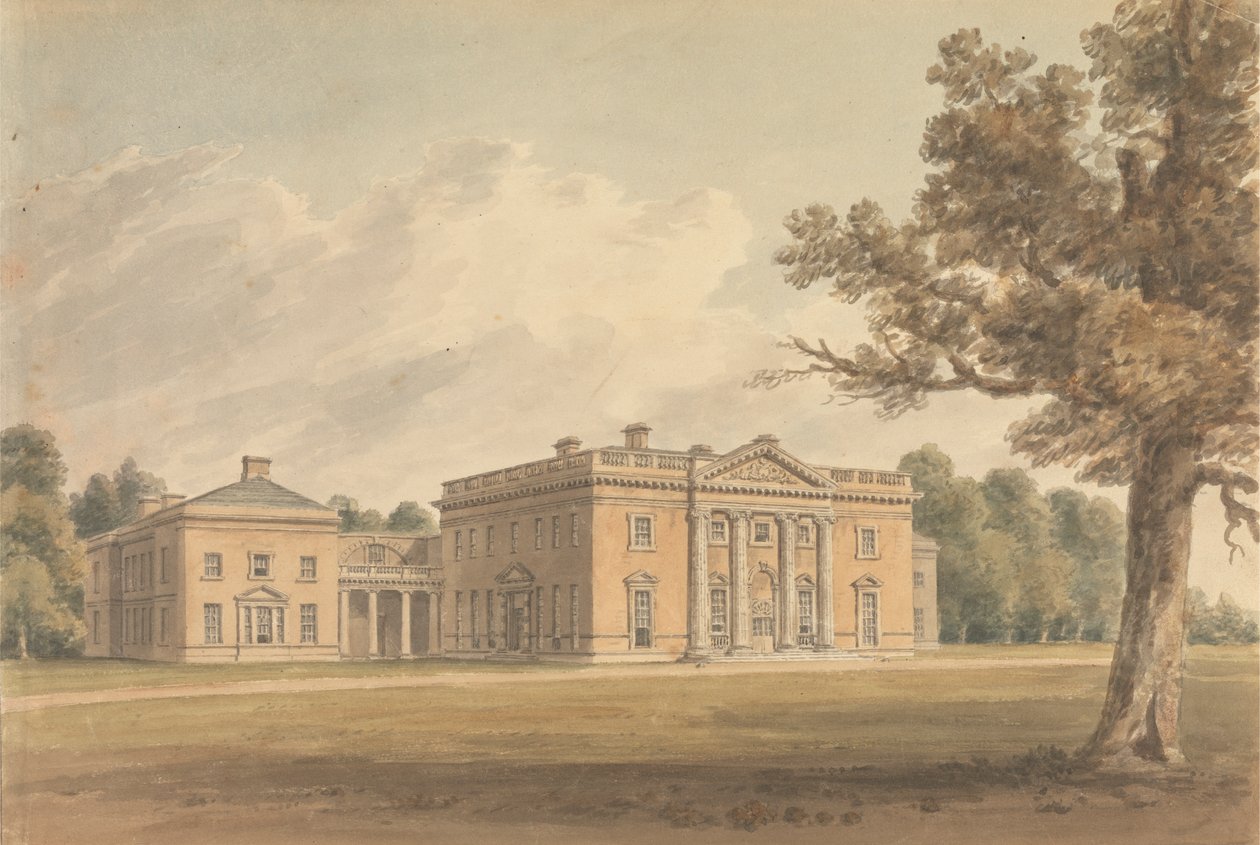 Baldersby, Yorkshire af John Chessell Buckler