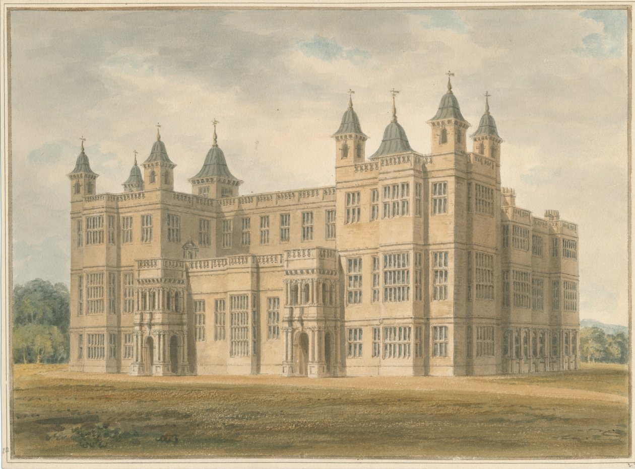 Essex - Audley End, 1811 af John Chessell Buckler