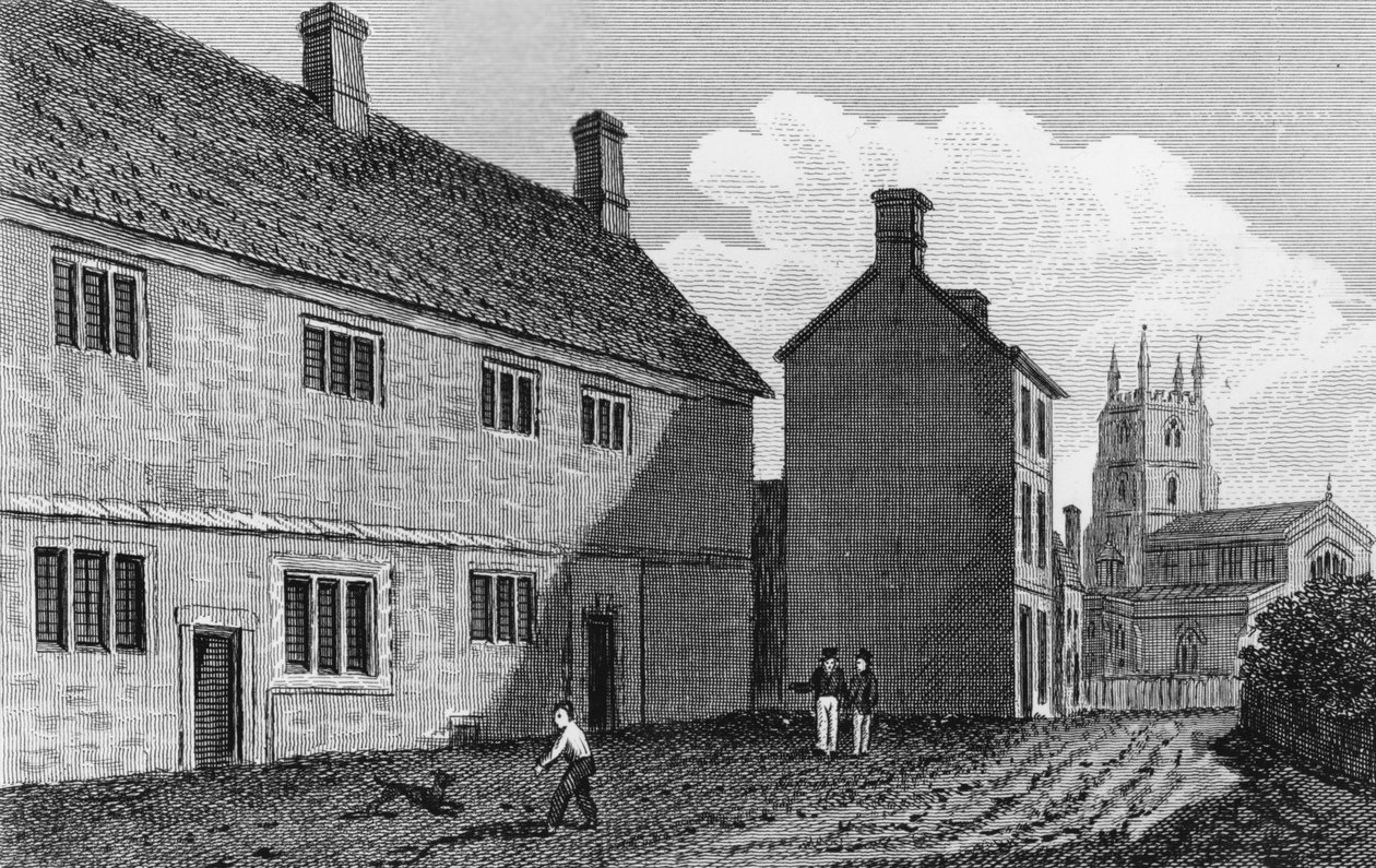 Grammar School i Chipping Norton, Oxfordshire af John Chessell Buckler
