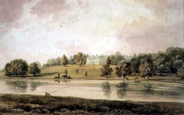 Redgrave Hall, Redgrave, Suffolk af John Chessell Buckler