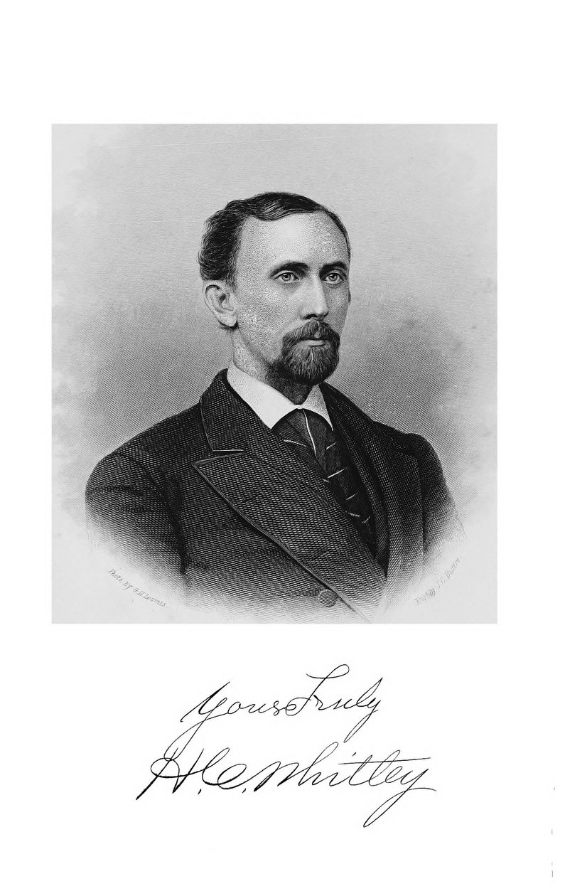 Portræt af Hiram C. Whitley, frontispice fra 