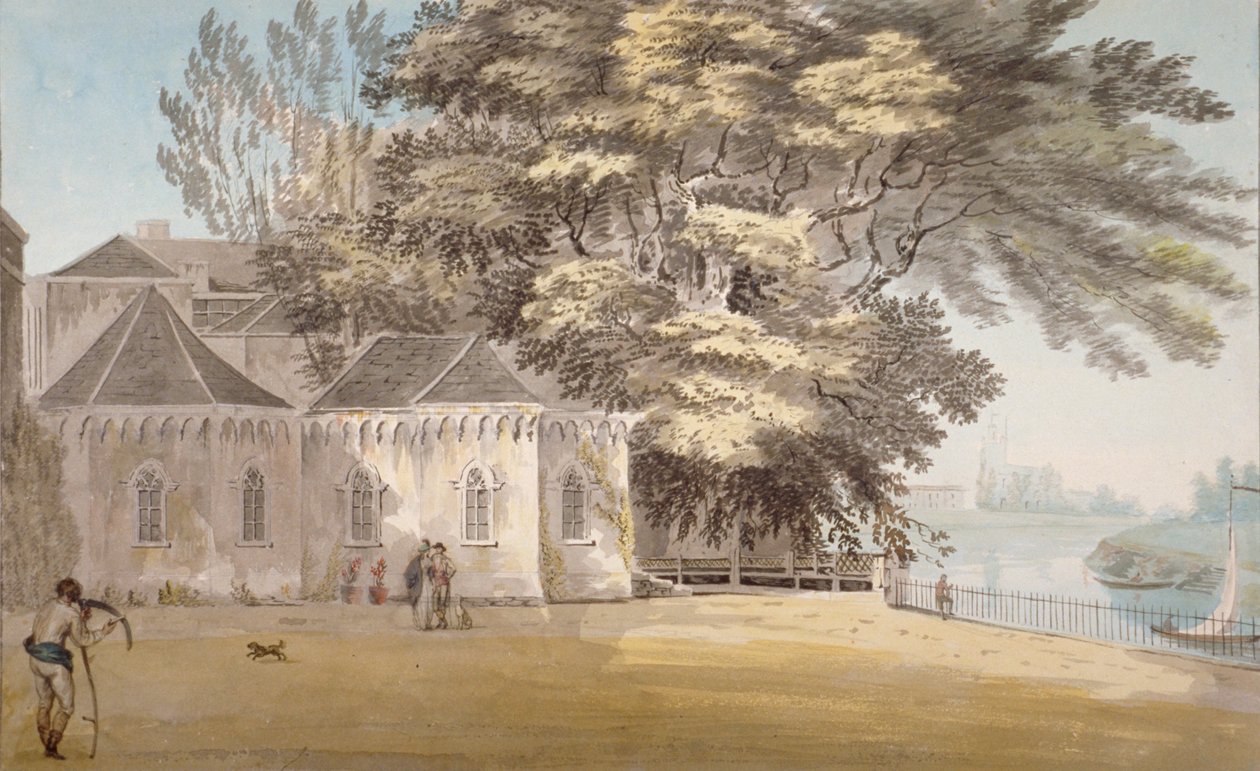 Isleworth, Middlesex, 1787 af John Claude Nattes