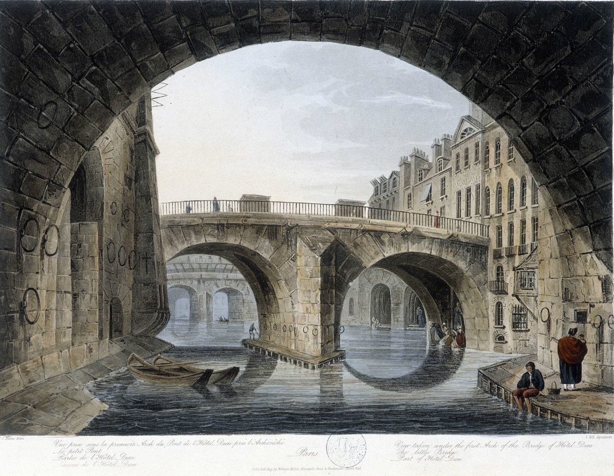 Paris, Peer Pont - dess. de Mats, omkring 1810, by Paris. af John Claude Nattes