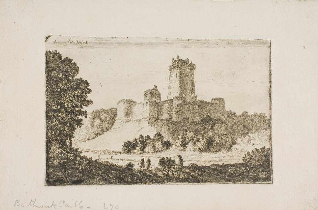 Borthwick Castle af John Clerk of Eldin