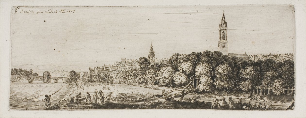 Dumfries fra kajen af John Clerk of Eldin