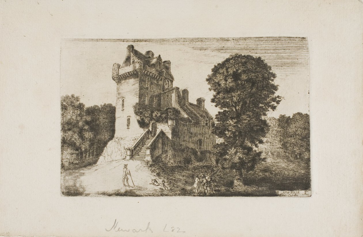 Newark Castle af John Clerk of Eldin
