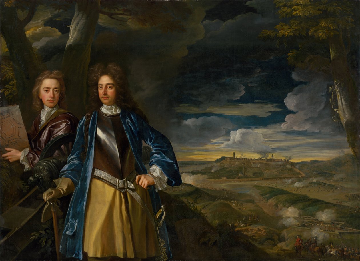 Michael Richards 1673-1721 og John Richards 1669-1709 ved belejringen af Beograd i 1690, 1700. af John Closterman