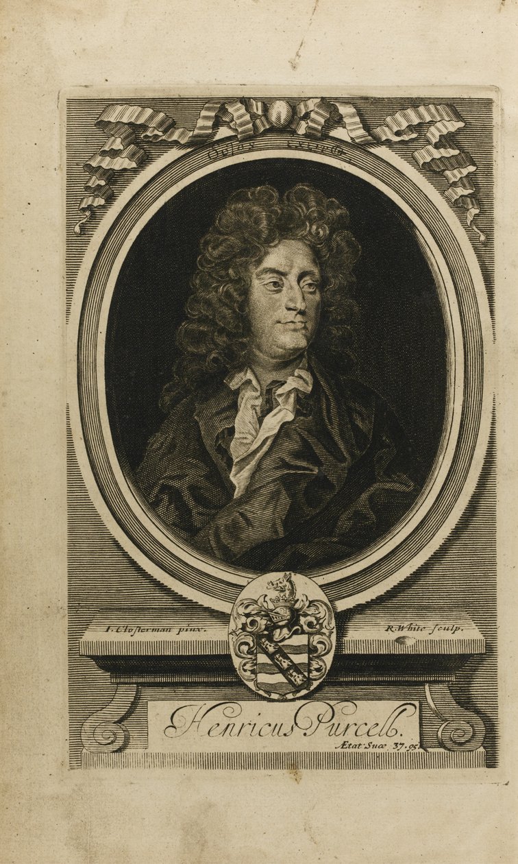 Portræt af komponisten Henry Purcell 1659-1695, 1702 af John Closterman