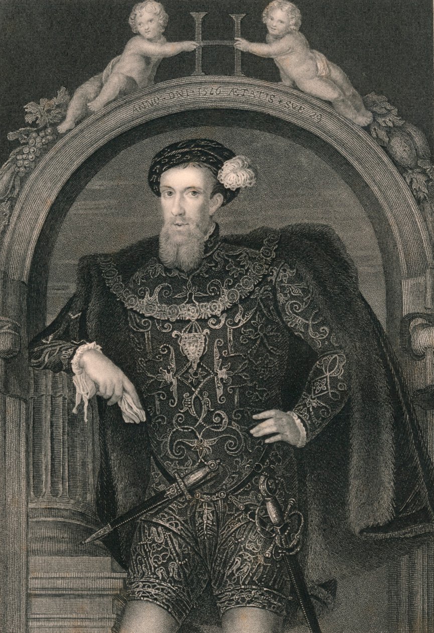 Henry Howard, jarl af Surrey, c1546, begyndelsen af midten af det 19. århundrede. af John Cochran