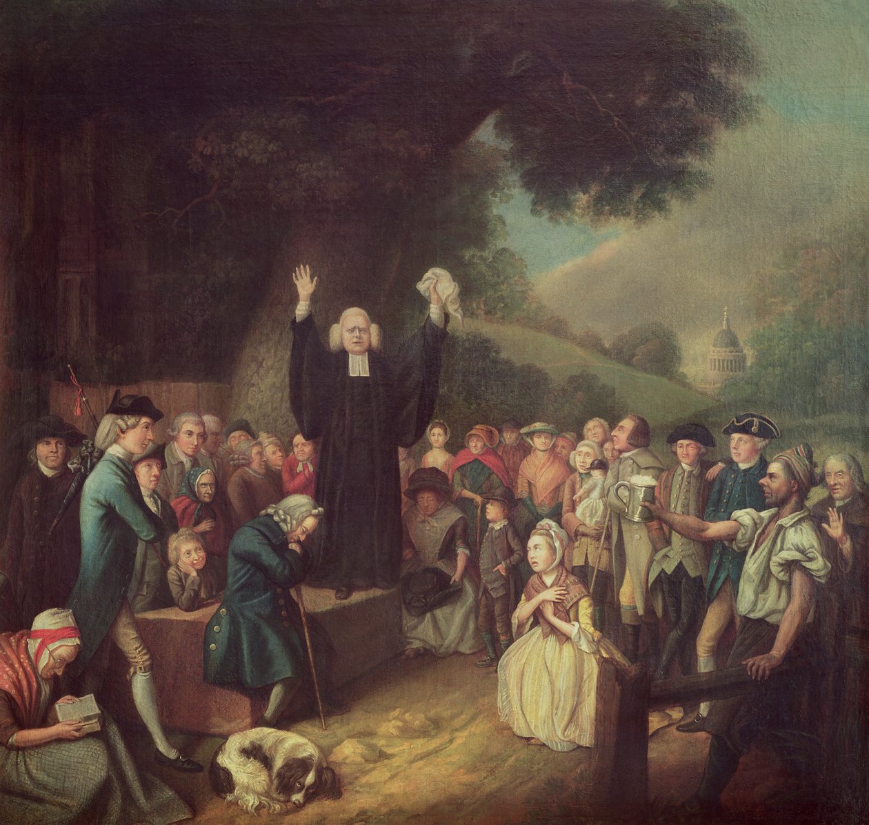 George Whitefield prædiker af John Collet