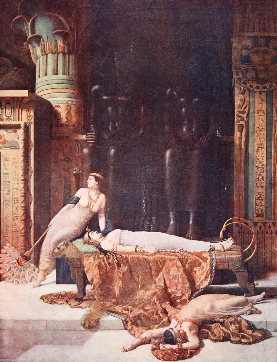 The Death of Cleopatra, illustration fra 