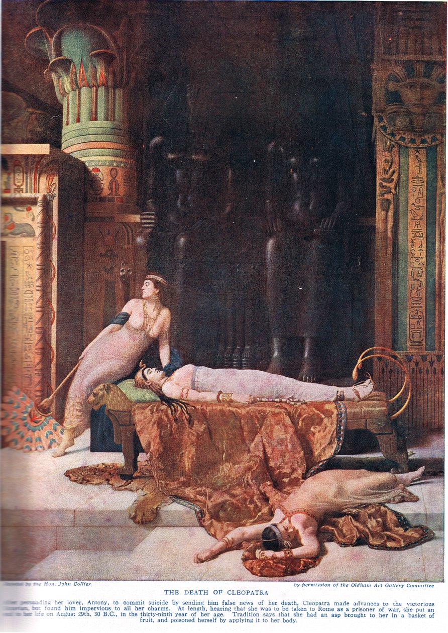 The Death of Cleopatra, illustration fra 