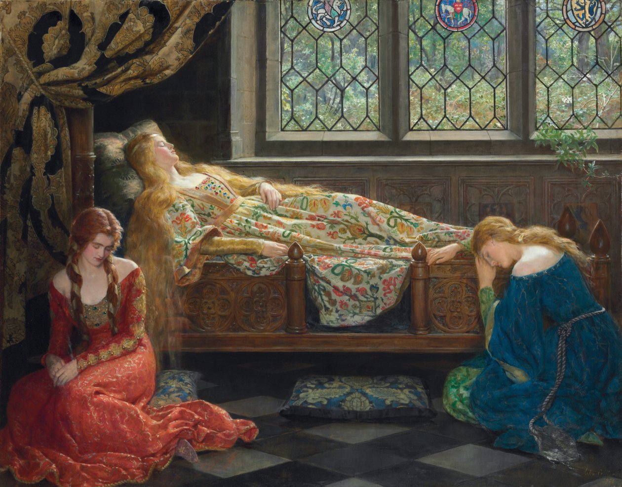 Tornerose af John Collier
