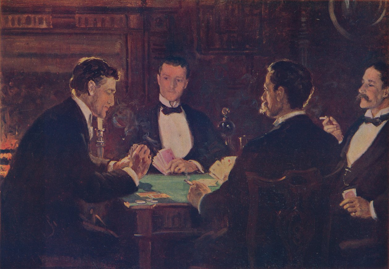 The Whist Players, c1900, c1915 af John Collier