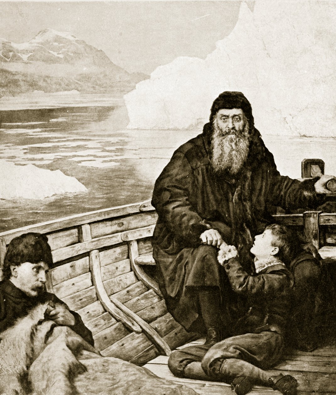 Henry Hudsons sidste rejse, illustration fra 