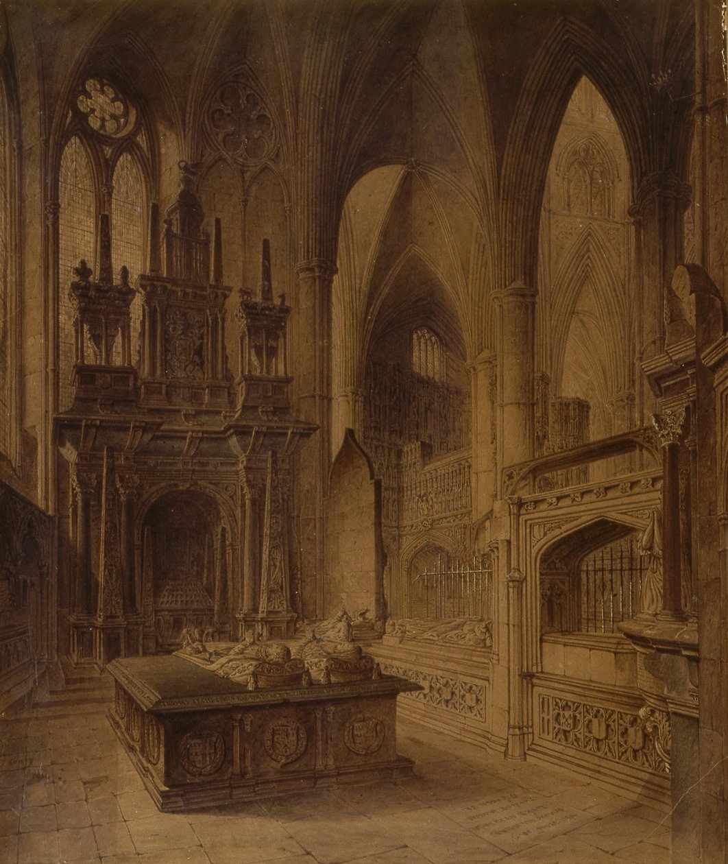 St.John Døberens kapel, Westminster Abbey af John Coney