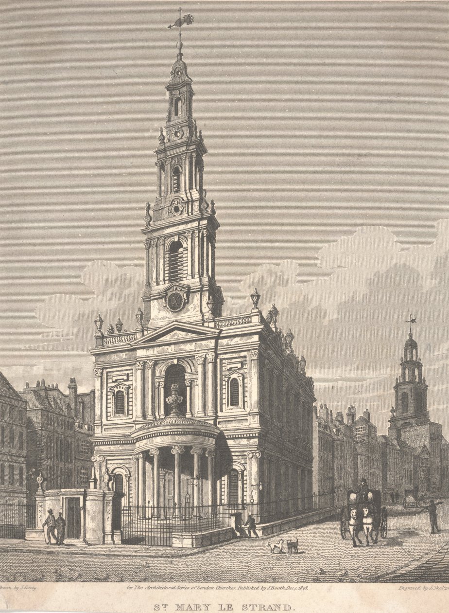St. Mary Le Strand af John Coney