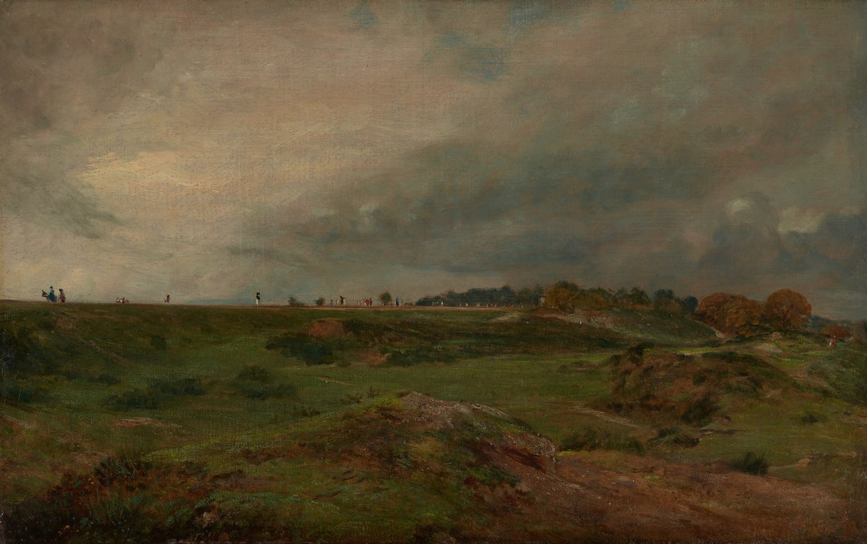 En vej tværs over Hampstead Heath af John Constable