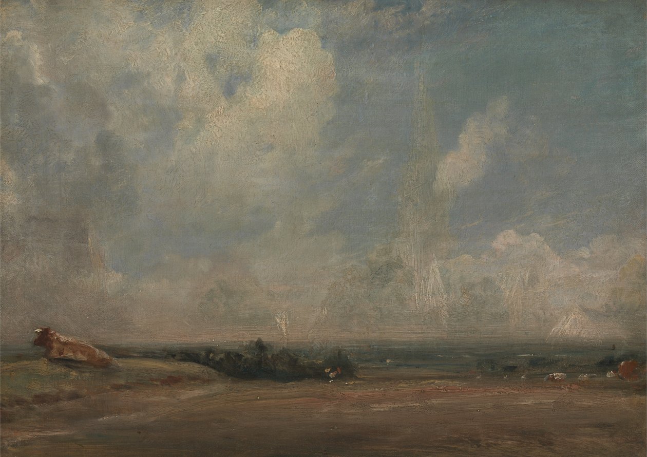 En udsigt fra Hampstead Heath () af John Constable