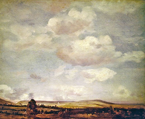 A View in Kent (olie på lærred) af John Constable