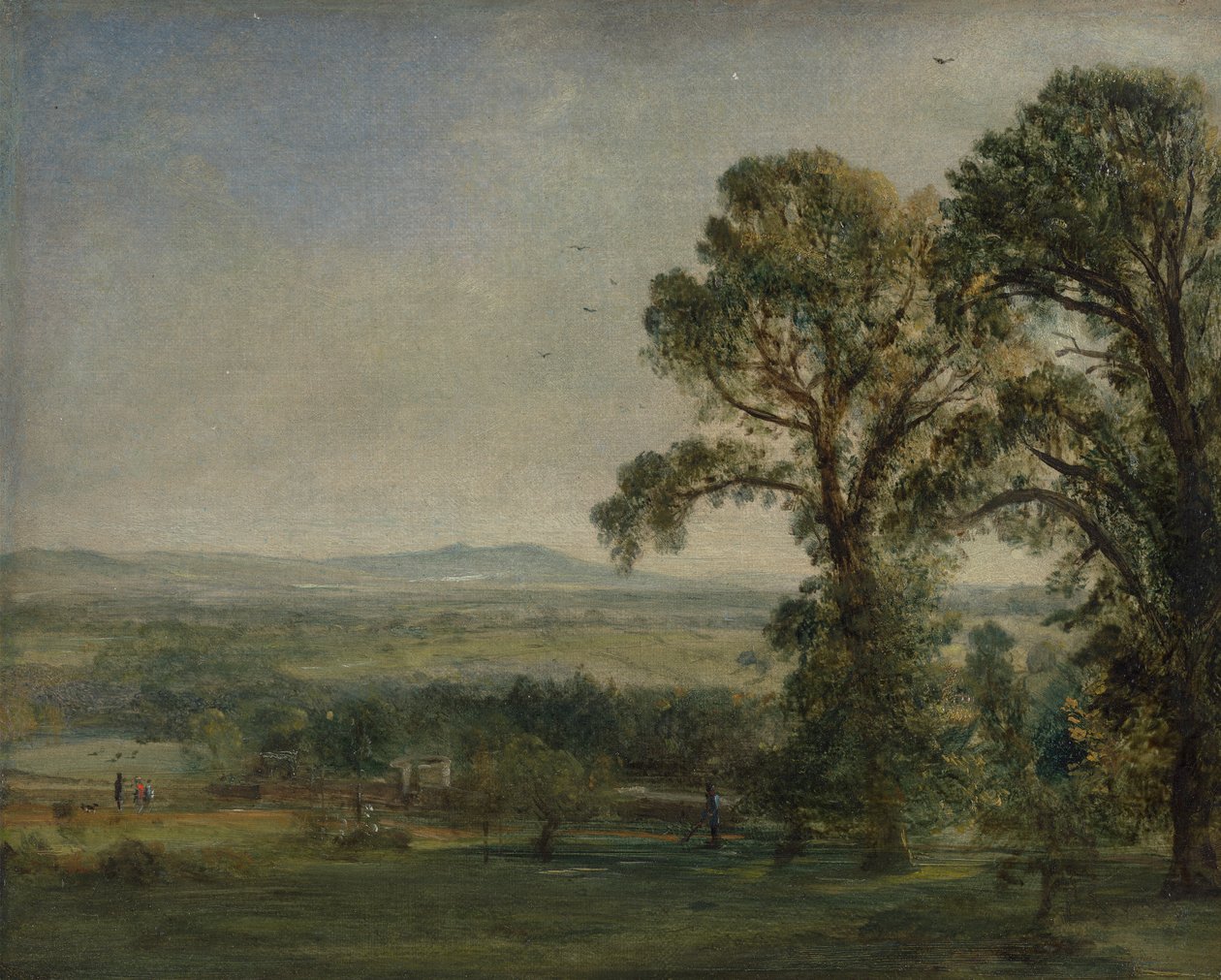 Bardon Hill, Coleorton Hall af John Constable