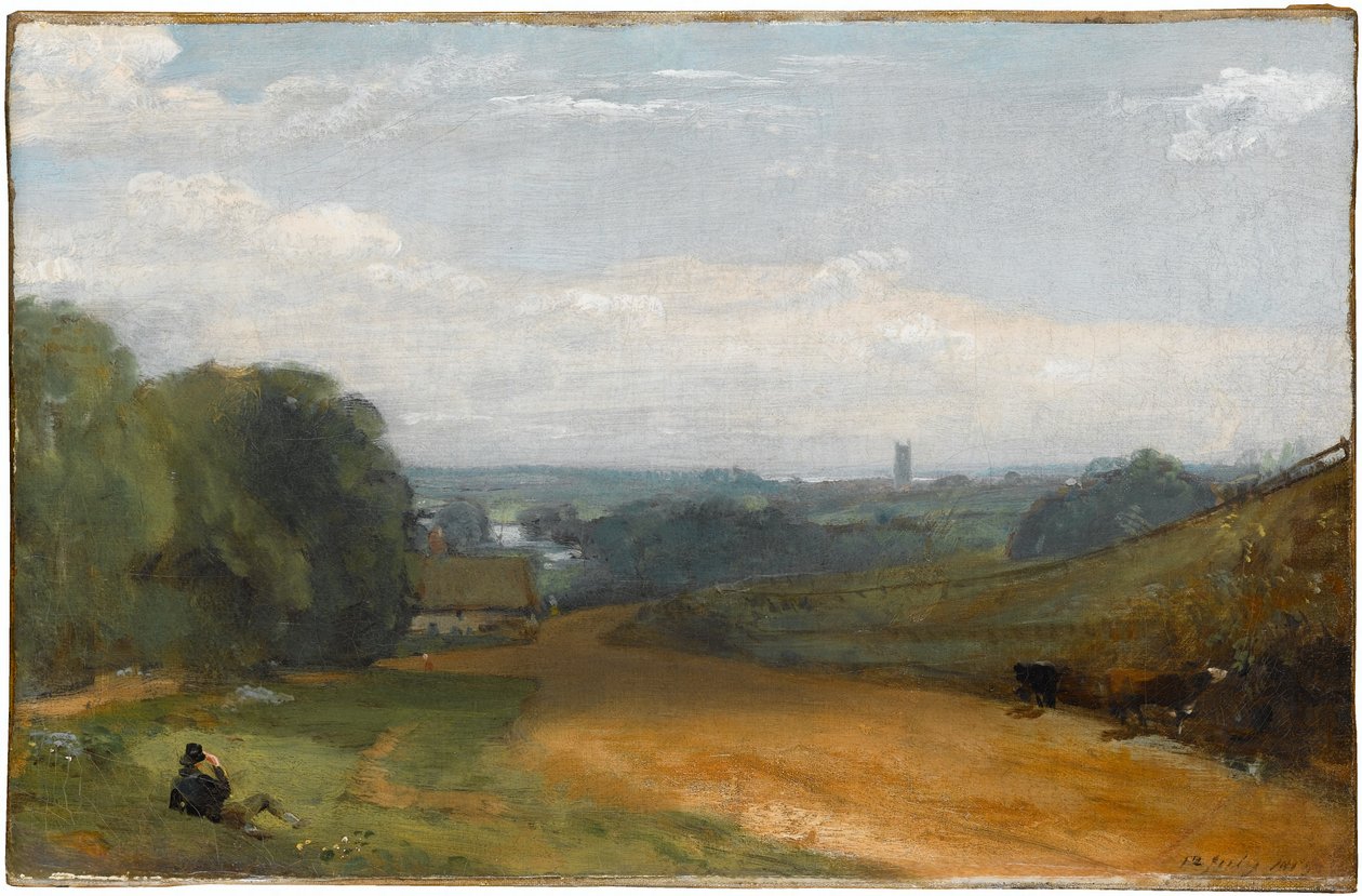 Udsigt over Dedham fra Gun Hill af John Constable