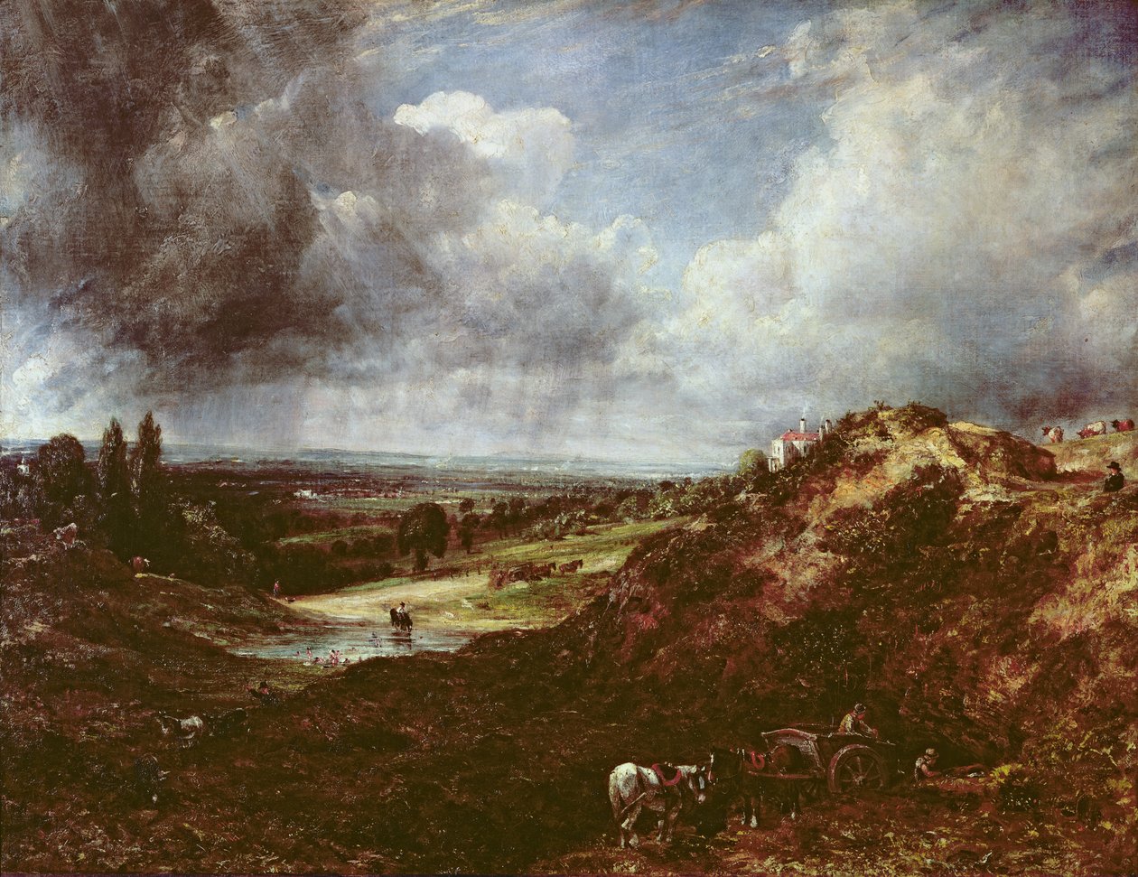 Branch Hill Pond, Hampstead Heath, 1828 af John Constable