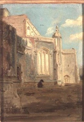 Østre Bergholt Kirke af John Constable