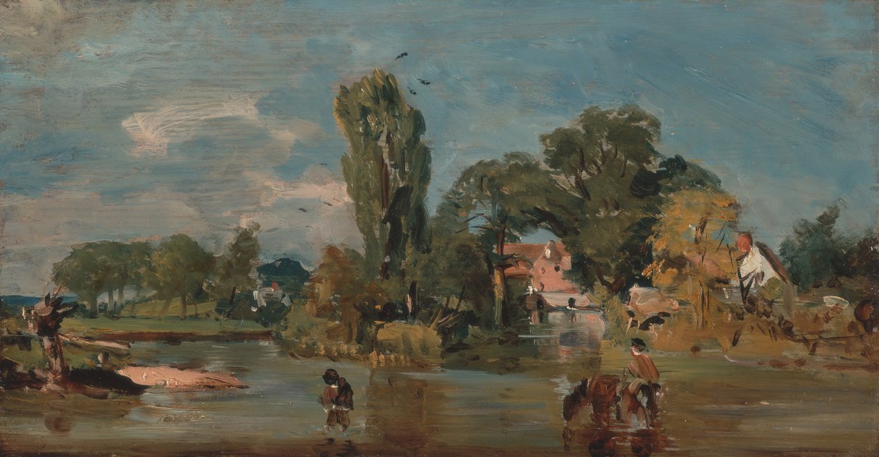 Flatford Mill, mellem 1810 og 1811. af John Constable