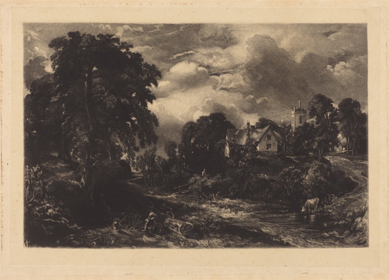 Glebe-gården (b) af John Constable